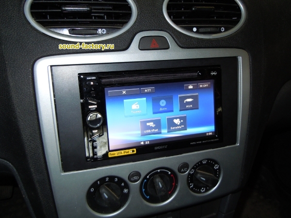 Уставновка: Автомагнитола в Ford Focus II Установка: Автомагнитола в Ford Focus II